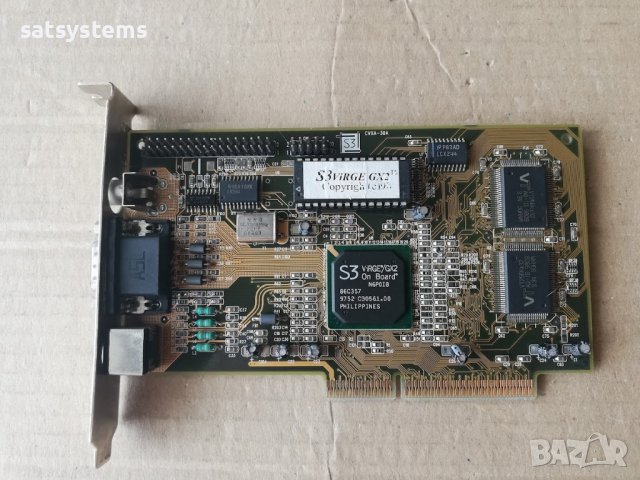 Видео карта S3 Super Virge/GX2 Flagpoint CVXA-30A 4MB AGP, снимка 1 - Видеокарти - 41479228