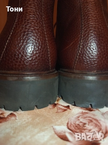 FLORIS VAN BOMMEL Оригинал Нови Мъжки Боти Изцяло от Естествена Кожа 42/43, снимка 11 - Мъжки боти - 53489172