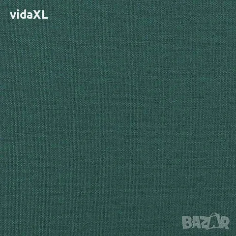 vidaXL Диван-фотьойл, тъмнозелен, 100x78x84 см, плат, снимка 8 - Дивани и мека мебел - 56148880