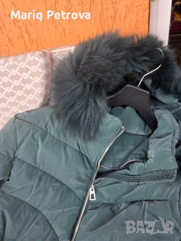 Дълго Зимно яке със сваляща се качулка, снимка 4 - Якета - 53229188