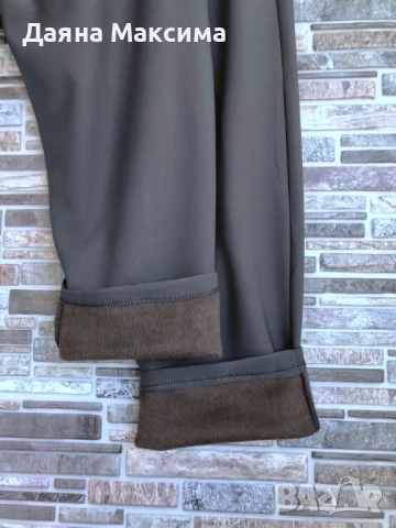 Сив ватиран панталон 5ХЛ ✅ ТОП ЦЕНА 12 лв, снимка 3 - Панталони - 52656415