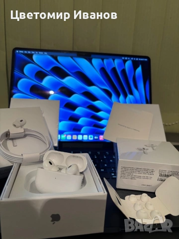 Apple AirPods Pro 2 (2-ро поколение) – нови, снимка 3 - Bluetooth слушалки - 53307452