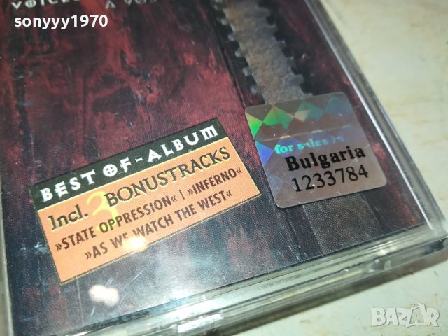 Kreator–Voices Of Transgression лицензна касета-original tape 0602241541, снимка 4 - Аудио касети - 44162481