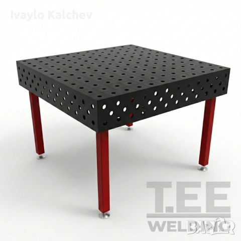 Заваръчна маса 1200×1200 мм (8 мм плот) | ЛИЗИНГ