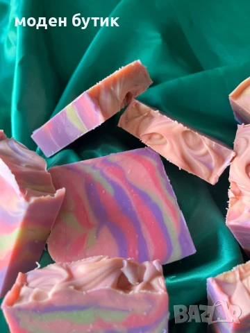 Луксозен ръчно изработен сапун - - Твърд сапун с коприна Вдъхновен от смирна и тонка, снимка 10 - Козметика за тяло - 51063411