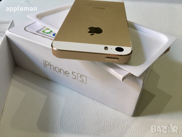 Apple iPhone 5S 16Gb Gold Фабрично отключен Айфон телефон, снимка 3 - Apple iPhone - 36352280