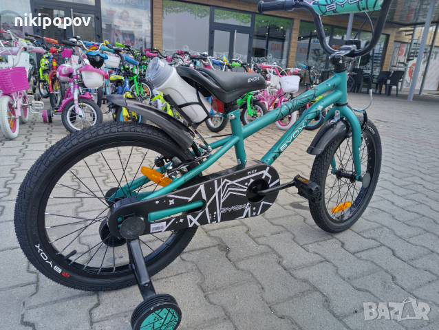 BYOX Велосипед 18" PIXY зелен, снимка 5 - Велосипеди - 44806351