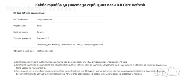 DJI Care Refresh 1-годишен план за DJI Neo 2, снимка 2 - Дронове и аксесоари - 55830639