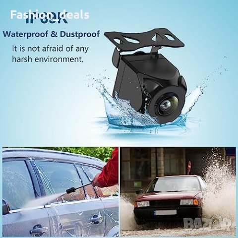 Нова Автомобилна динамична камера за задно виждане с нощно виждане, снимка 5 - Аксесоари и консумативи - 41754677