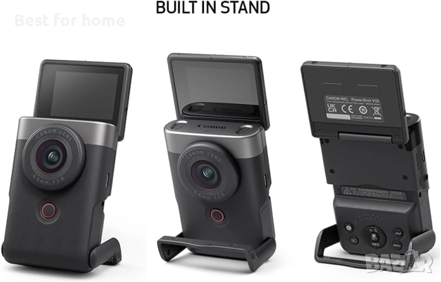 Canon PowerShot влог камера 19 мм широкоъгълен обектив, 4K видео, разпознаване на лица, вграден микр, снимка 8 - Камери - 51806494