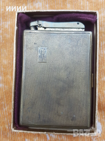 Бензинова запалка табакера Colibri MONOPOL