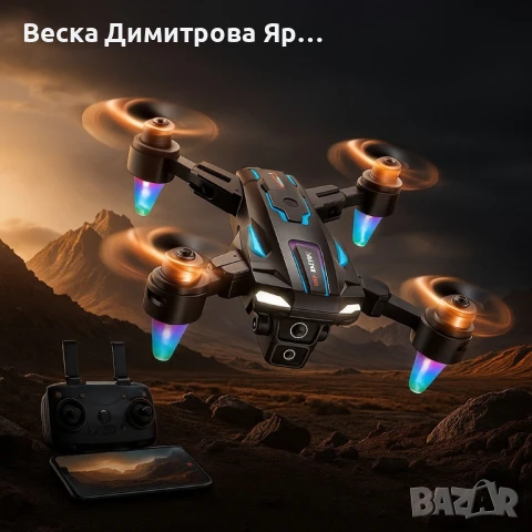 8K Дрон A22 с двойна ESC камера и вграден екран, снимка 11 - IP камери - 51095010