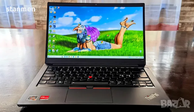 Продавам Гаранционнен Lenovo ThinkPad E14/IPSматFHDсKам/6x2.3ghzThr/8gb/nVme256gb/AmdRadeon/СветКB/, снимка 2 - Лаптопи за игри - 56018532