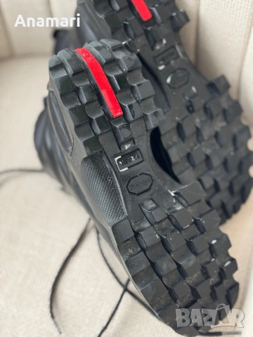 Черни кожени боти Prada, снимка 3 - Дамски боти - 53644307