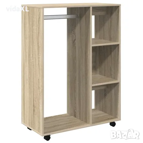 vidaXL Гардероб, дъб сонома, 80x40x110 см, инженерно дърво（SKU: 808516）