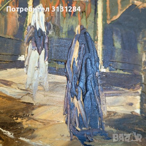 Антикварна картина високо професионална с подпис на автор Ирак, снимка 2 - Антикварни и старинни предмети - 44448581