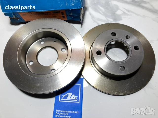 Спирачни дискове ATE за ФОРД Ескорт, Орион и Фиеста / FORD Escort, Orion, Fiesta, снимка 2 - Части - 50451155