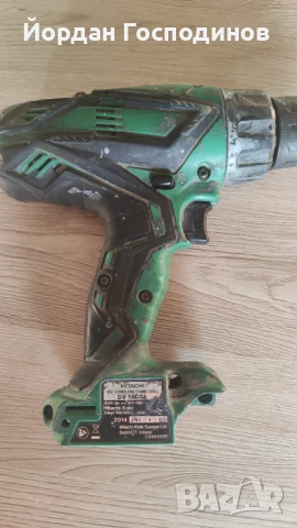 Винтоверт Хитачи с 2 батерии зарядно и куфар, снимка 4 - Винтоверти - 51388613