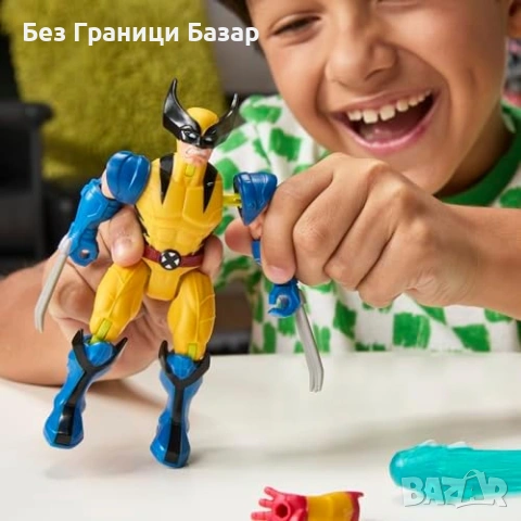 Нова Marvel Wolverine MixMashers 5” Екшън фигура Комбиниране части 4+, снимка 7 - Други - 53390688
