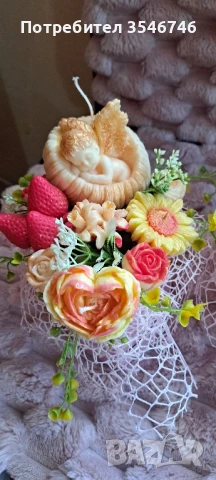 Букет от ароматни цветя. , снимка 12 - Ръчно изработени сувенири - 51276802
