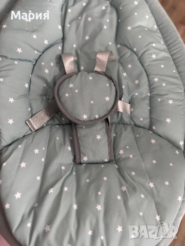 Бебешка Люлка LORELLI Toscana, Електрическа, Музикална, Green Stars, снимка 5 - Други - 53662093