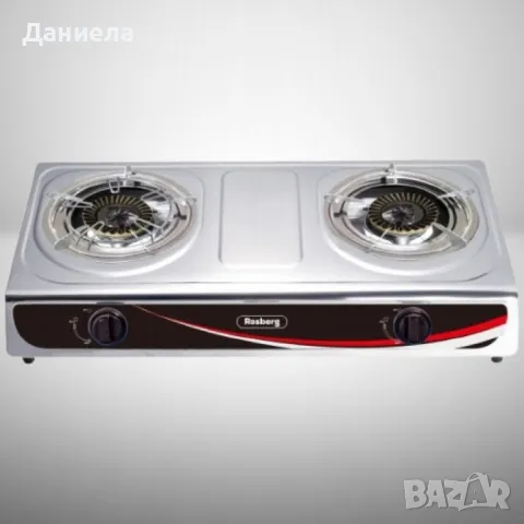 Котлон газов двоен Rosberg Premium, 30 mbar, 