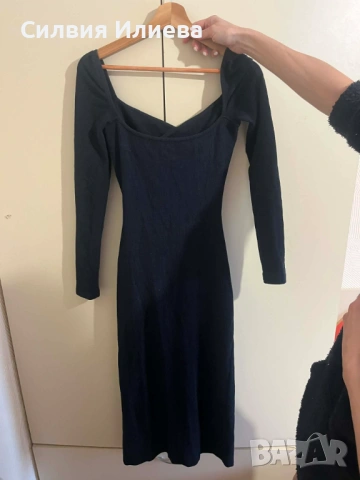 Черна рокля , снимка 6 - Рокли - 53304617