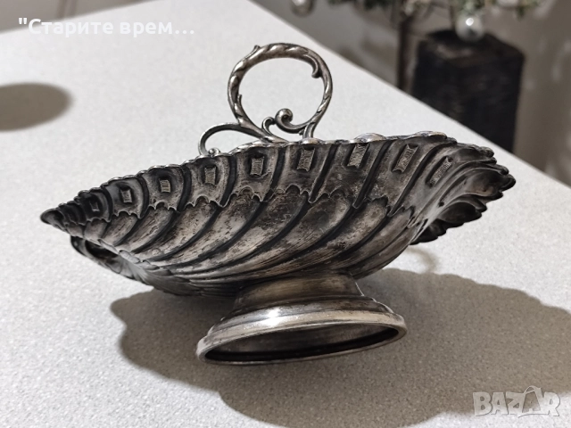 Антикварен Посребрен Лъжичник WMF, снимка 6 - Антикварни и старинни предмети - 52347519