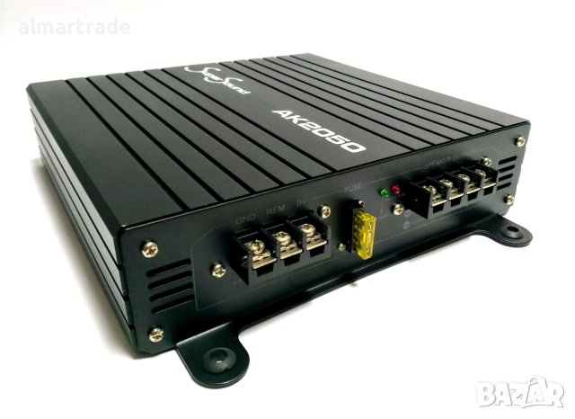 Усилвател за кола SuperSound AK4070, 2 канала, RMS 4x70W, Bridge Mode 2x200W, 4ohm, снимка 2 - Аксесоари и консумативи - 42635750