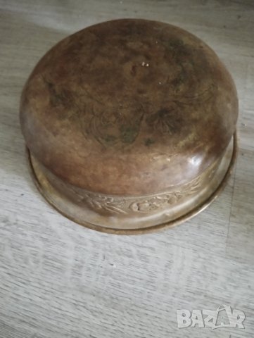 стар бронзов тас за баня, снимка 2 - Други ценни предмети - 41066446