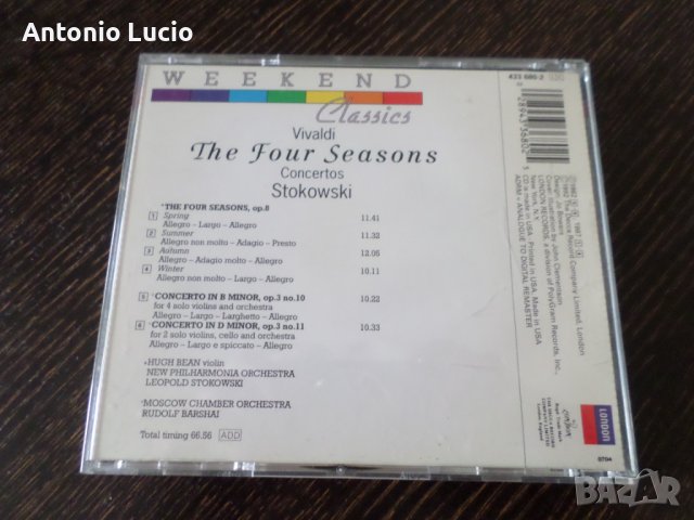Vivaldi - the Four Seasons , снимка 3 - CD дискове - 40819596