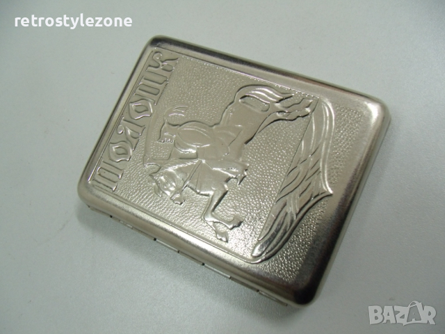 № 6116 стара метална табакера - Полоцк , снимка 5 - Други ценни предмети - 36289632