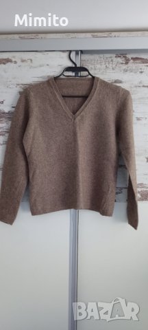 Пуловер с кашмир xs, снимка 1 - Блузи с дълъг ръкав и пуловери - 41511987