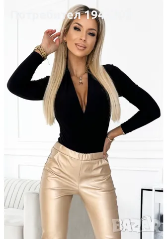 Дамско боди в черен цвят 375-5, снимка 3 - Бельо - 48119252
