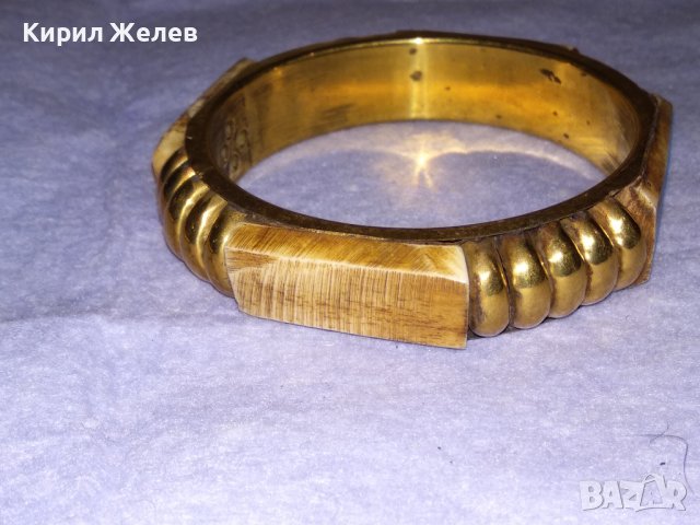 СТАРА БРОНЗОВА ТИБЕТСКА ТРАДИЦИОННА ГРИВНА с КАМИЛСКА КОСТ с НУЖДА от ЛЕКА РЕСТАВРАЦИЯ! 38316, снимка 8 - Антикварни и старинни предмети - 41192290