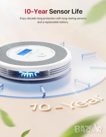 X-Sense Wi-Fi комбиниран детектор за дим и въглероден окис, снимка 6 - Други стоки за дома - 49812378