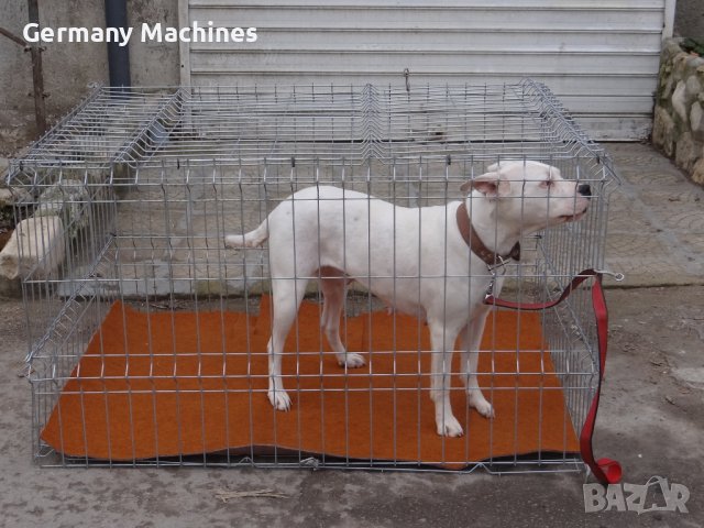 КЛЕТКА 140-105-см, метална, СГЪВАЕМА. Подходяща е за най-едрите по големина породи кучета 