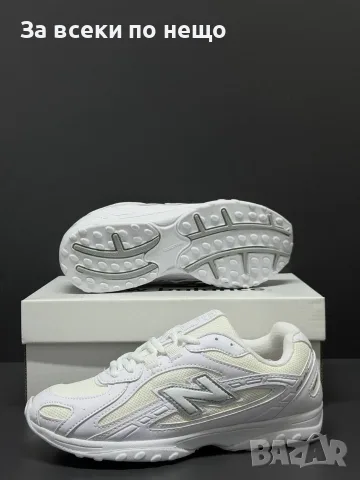 New Balance Дамски Бели Маратонки👟Дамски Спортни Обувки В Бял Цвят Ню Баланс Код E164, снимка 3 - Маратонки - 55840820