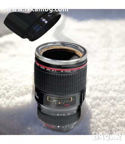 ТЕРМО ЧАША ОБЕКТИВ ЗА ФОТОГРАФИ, 400 МЛ. - код 1693, снимка 2 - Подаръци за мъже - 33989778