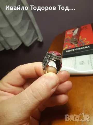 Уникален мъжки бутиков сребърен пръстен , снимка 12 - Пръстени - 47880756