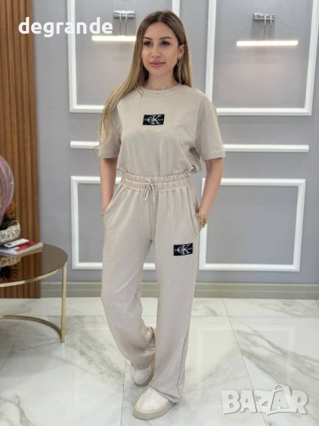 Calvin Klein Нов Сив Дамски Комплект 