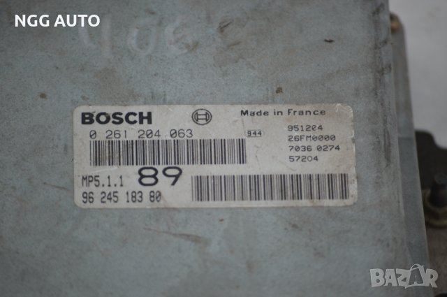 Компютър двигател за Peugeot 406 & Citroen Xantia 1.8 16V, 110 к.с., № Bosch 0 261 204 063, снимка 2 - Части - 39441418