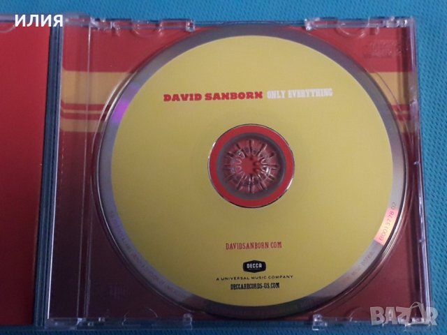 David Sanborn – 2010 - Only Everything(Fusion), снимка 4 - CD дискове - 42704476