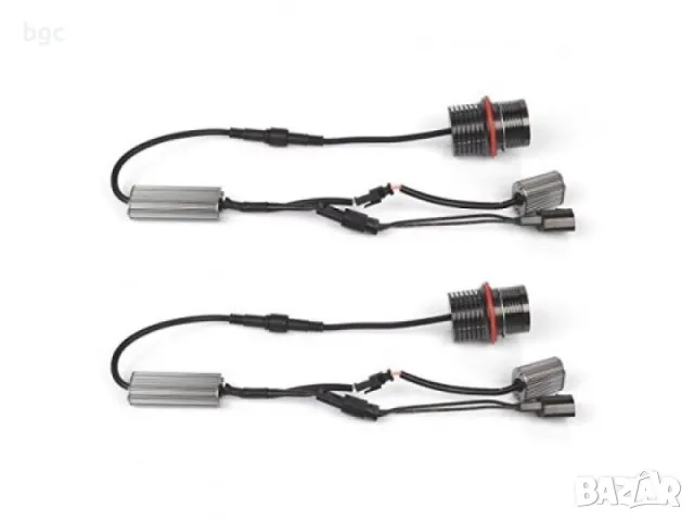 40W Лед крушки за ангелски очи за BMW E39 / E60 / E53 X5 / E65 / E87 / E63 - бял цвят, снимка 2 - Аксесоари и консумативи - 49469547