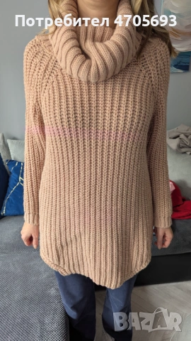 Дамски пуловер с 30% вълна. Не е носен, снимка 2 - Блузи с дълъг ръкав и пуловери - 53061672