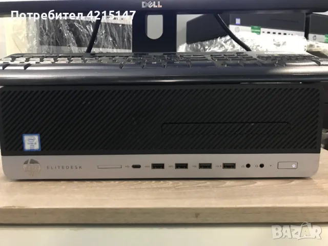 HP EliteDesk 800 G3 SFF, i5-6500 Quad Core 3.2 Ghz, 16GB-DDR4, снимка 3 - Работни компютри - 48222471