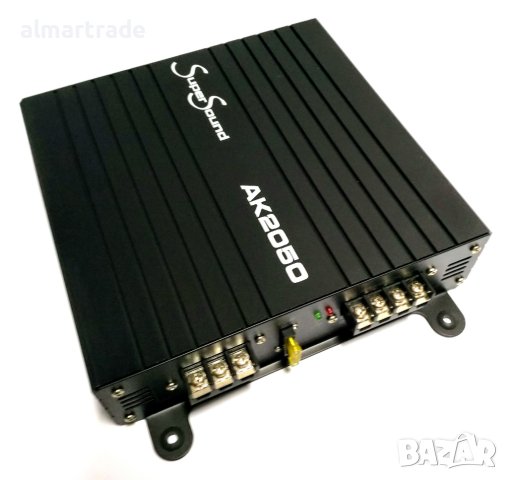 Усилвател за кола SuperSound AK4070, 2 канала, RMS 4x70W, Bridge Mode 2x200W, 4ohm