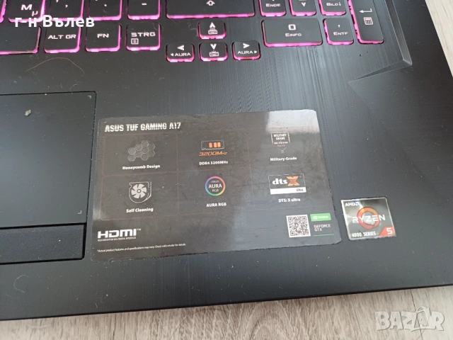 цял за части ASUS TUF GAMNING A17, снимка 6 - Части за лаптопи - 53734640