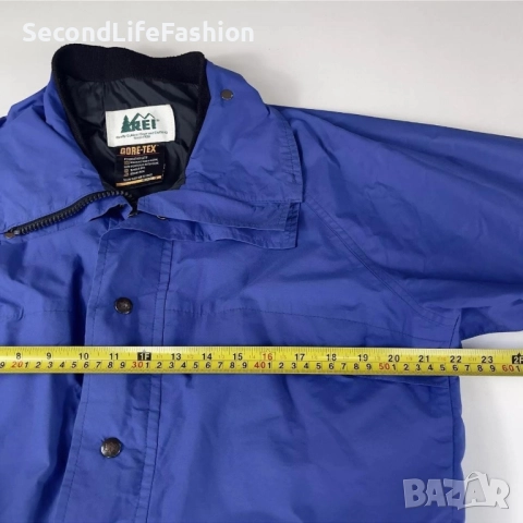 Мъжко яке REI Vintage Gore-Tex, размер M, синьо., снимка 6 - Якета - 52496655