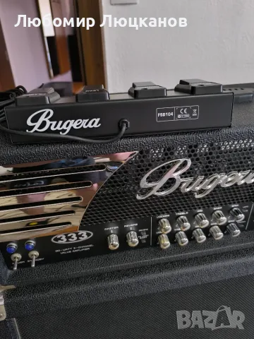Bugera 333 + cabinet 4x12, снимка 2 - Китари - 56161178